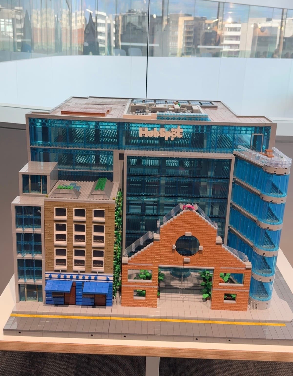 LEGO model of the HubSpot Dublin office